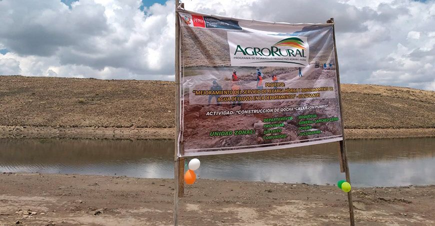 Proyecto recarga hídrica benefició a más de 13 000 productores agropecuarios Midagri Perú