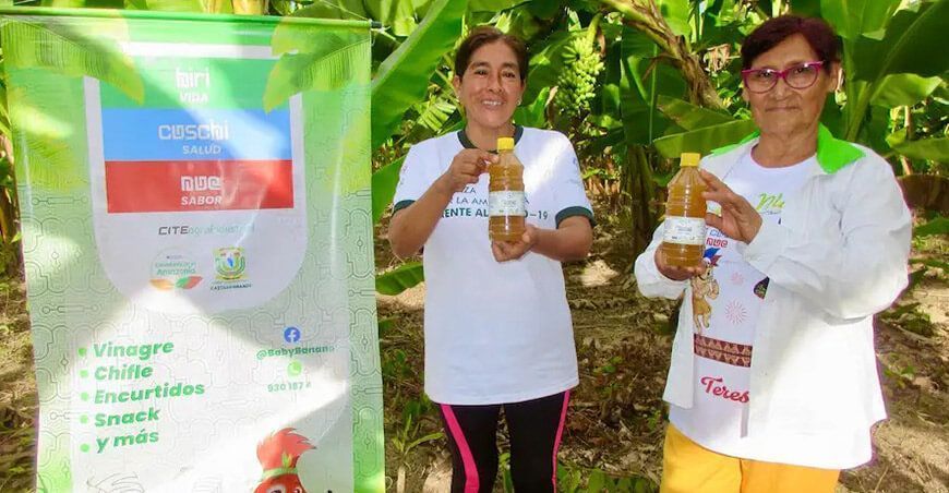 Asociación de Huánuco revoluciona con el vinagre de plátano moquicho