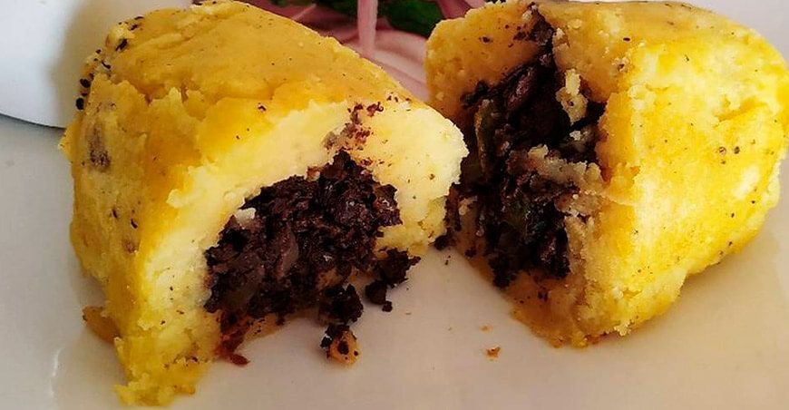 causa rellena con sangrecita Midagri Perú