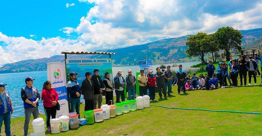 Apurímac impulsa la producción de pejerrey en el distrito de Pacucha