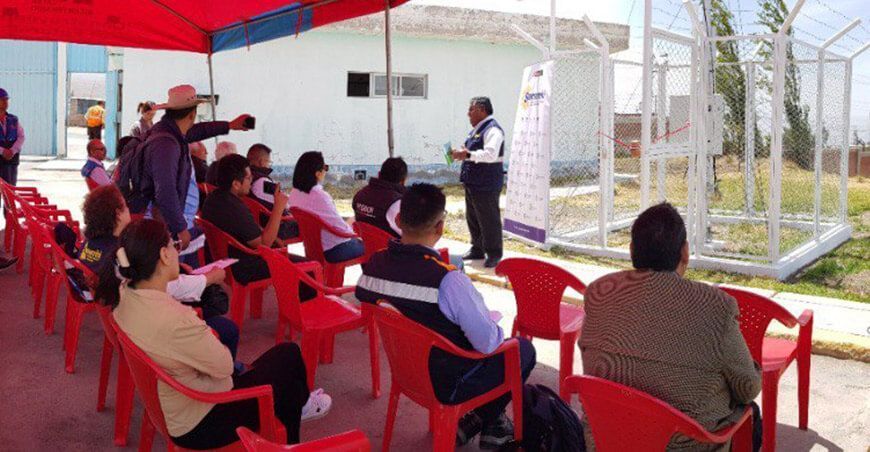 Senamhi inaugura red de estación pluviométrica automática en Arequipa