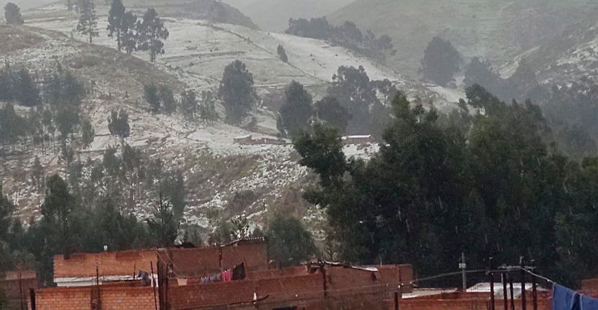 viento lluvia granizo sierra Perú