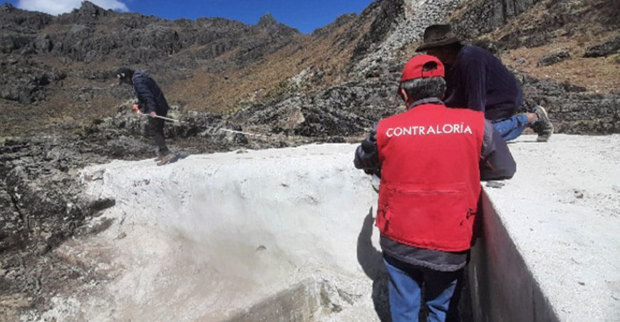 Deficiencias en la represa de Queullanca en Huarmey Ancash