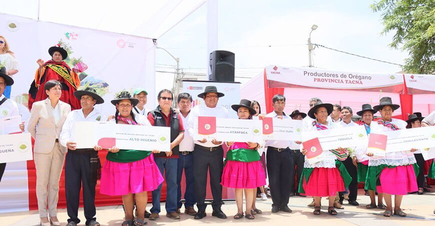 Indecopi entrega nueva denominación de origen peruana “Orégano de Tacna”