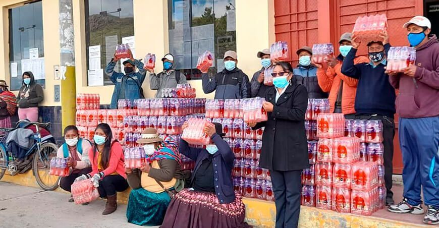 ISM realizó donación de más de 60 toneladas de bebidas y alimentos en 2023