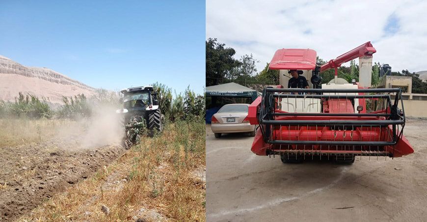 : Impulso a la producción de arroz mediante la adquisición de maquinaria agrícola Arequipa Perú