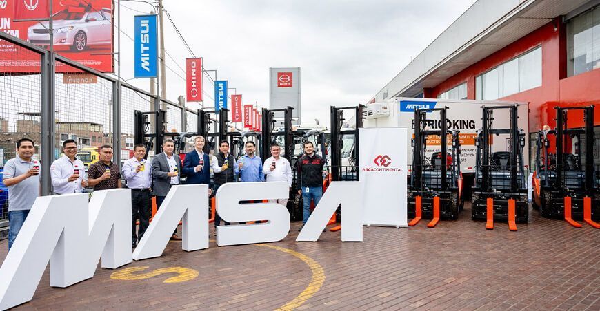 MASA Equipos Industriales entrega flota de Toyota Montacargas a Arca Continental en Perú