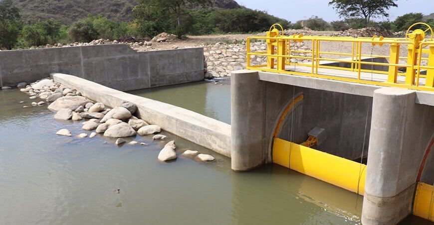 Midagri entrega obra de rehabilitación de la bocatoma Tongorrape en Lambayeque Perú