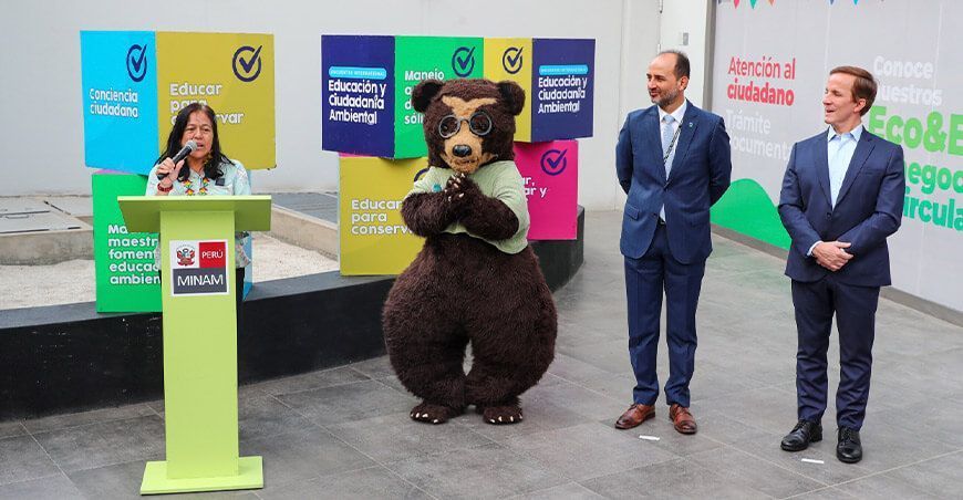 Minam inaugura las instalaciones de la Ecoferia “Madre Tierra” y la Biblioteca Ambiental