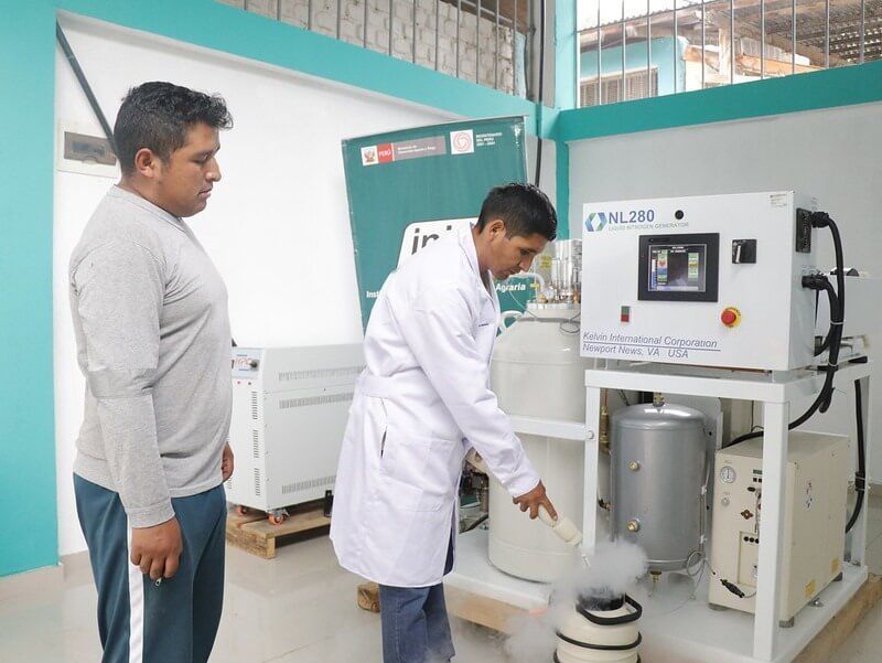 Midagri inaugura planta de nitrógeno líquido para impulsar la excelencia genética en el ganado vacuno en Apurímac