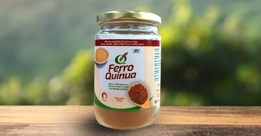 productos innovadores aliados en la batalla contra la anemia en el Perú Quinua Ferro Produce