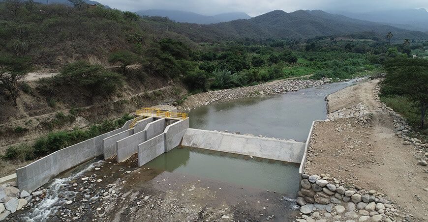 Midagri entrega obra de rehabilitación de la bocatoma Tongorrape en Lambayeque Perú
