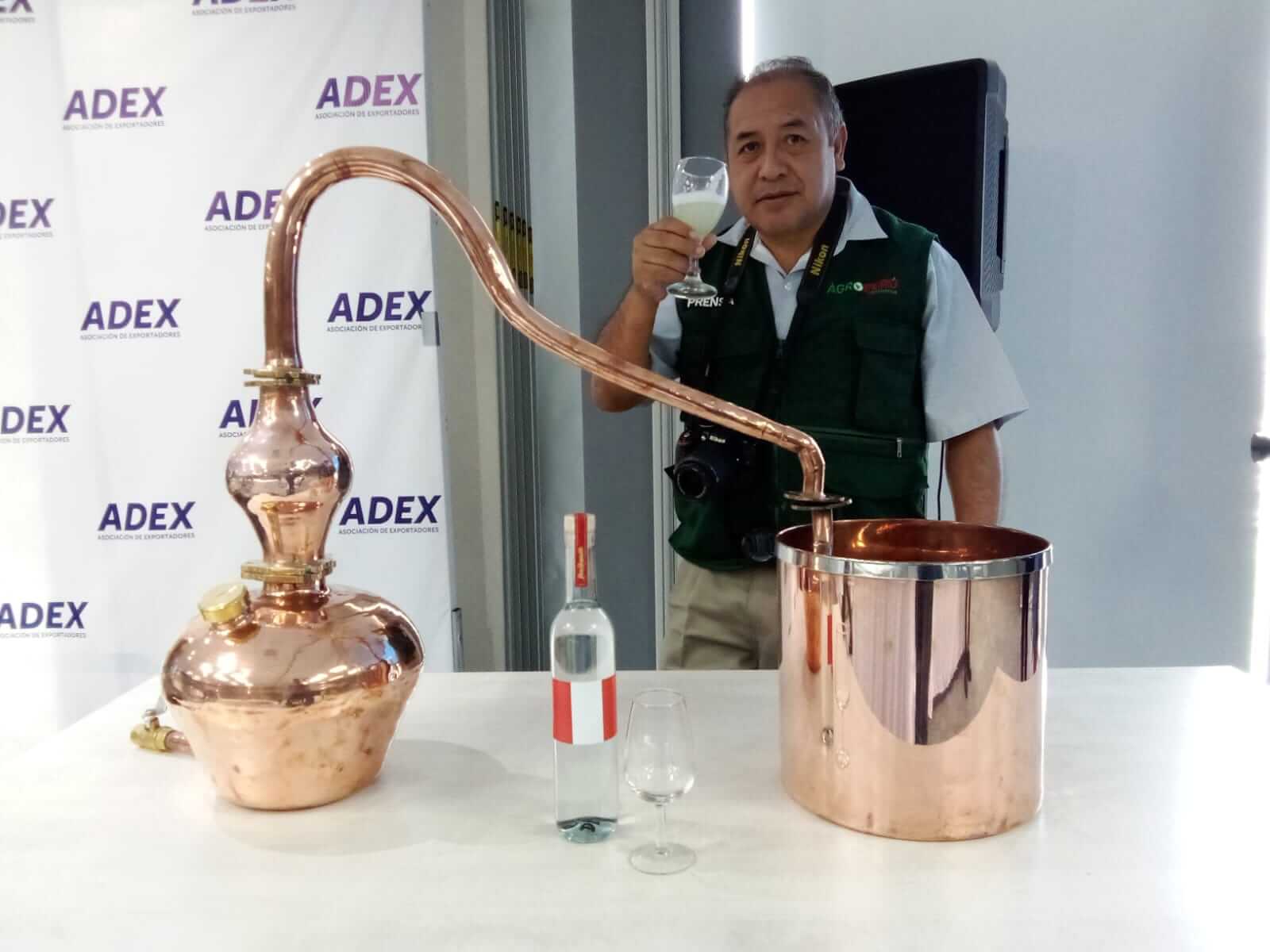 exportación de pisco Perú