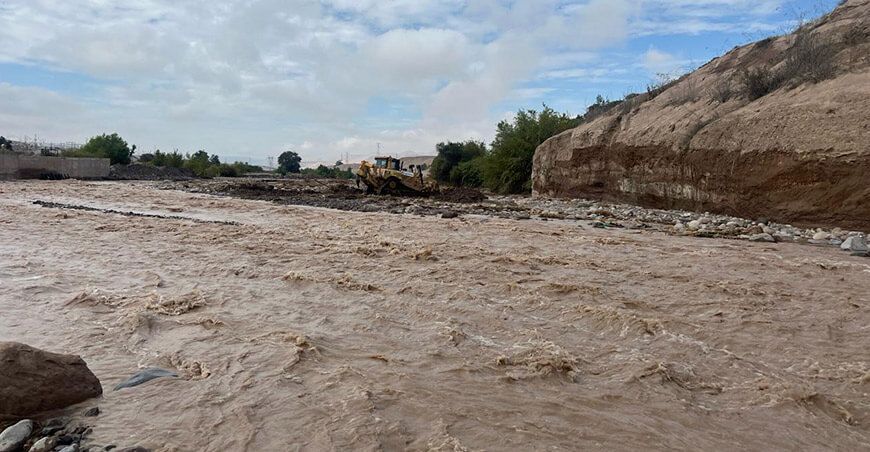 intensas lluvias en Moquegua