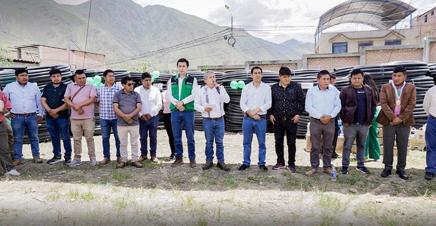 Autoridades atienden a productores afectados por déficit hídrico en Huánuco Perú