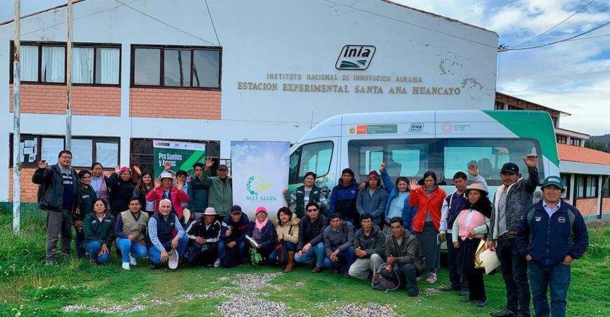 Agricultores de Junín y Huancavelica impulsarán la mejora de la calidad nutritiva del suelo