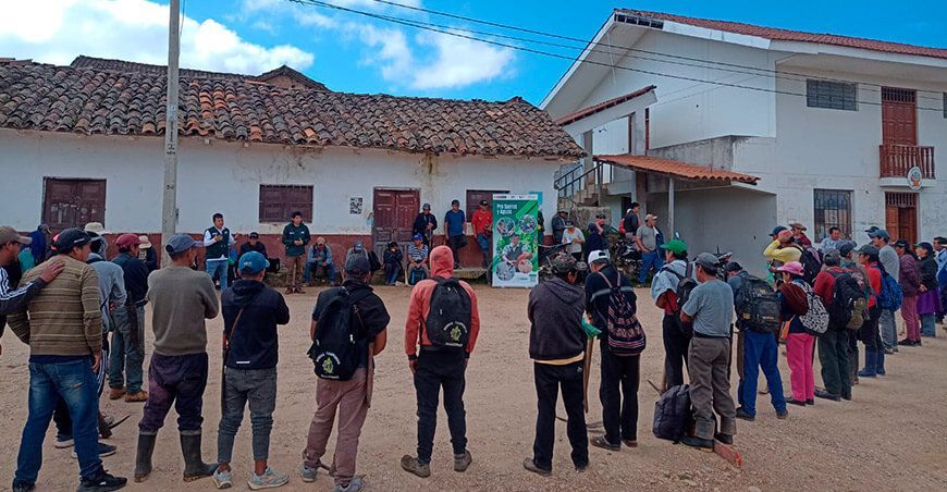 Productores en Huancas mejoran calidad del suelo con tecnologías INIA Amazonas Perú