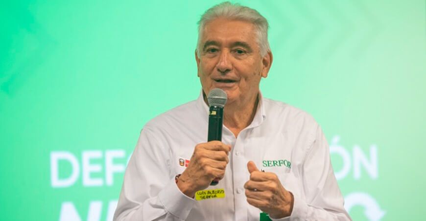 Dr. Luis Alberto Gonzales-Zúñiga director ejecutivo del Serfor