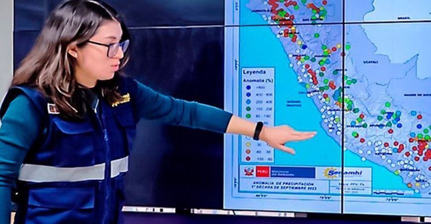 Minam utiliza tecnología avanzada para monitorear los impactos del fenómeno El Niño