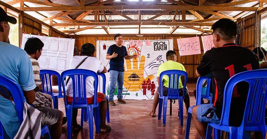 Comunidades asháninkas se preparan para incendios en la Amazonía peruana