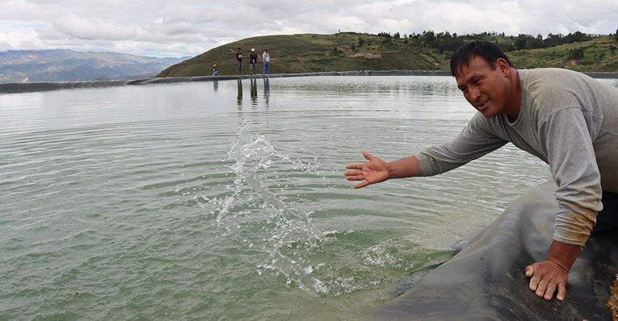 Siembra y Cosecha de Agua en Cajamarca Perú