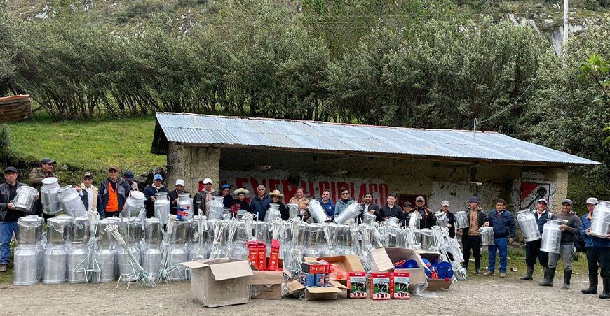 Fortalecen cadena productiva lechera en Hualgayoc en Cajamarca Perú