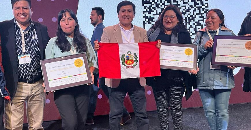 Cacao peruano gana tres medallas en los Premios Cacao de Excelencia 2023 en Europa