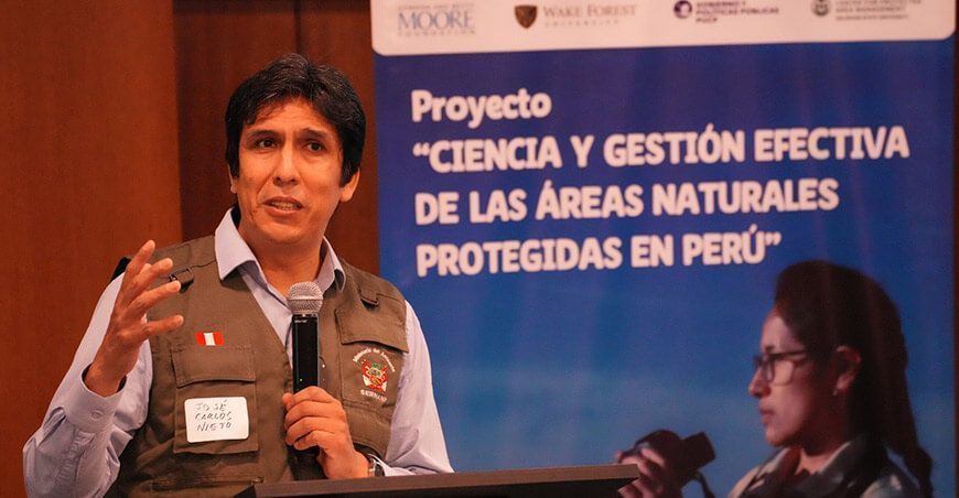 Sernanp presenta proyecto para asegurar el uso efectivo de información científica en la gestión de áreas naturales protegidas