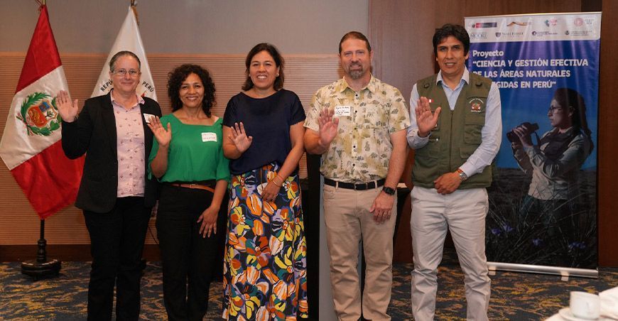 Sernanp presenta proyecto para asegurar el uso efectivo de información científica en la gestión de áreas naturales protegidas