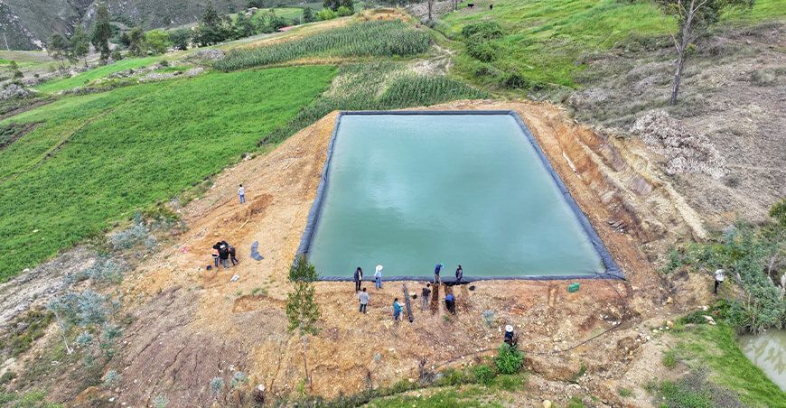 Siembra y Cosecha de Agua en Cajamarca reservorios Perú