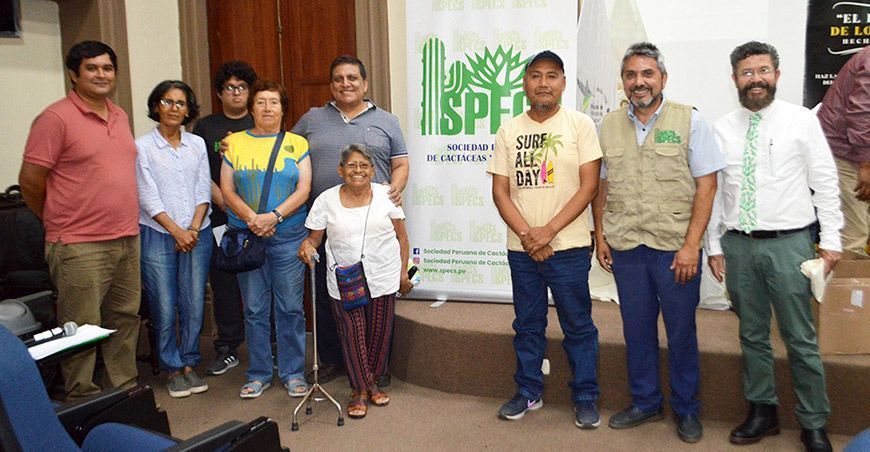 Sociedad Peruana de Cactáceas y Suculentas renueva su comando directivo