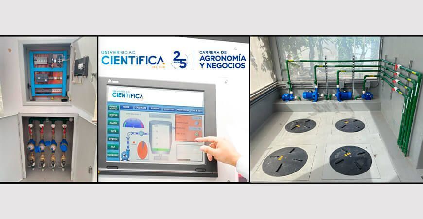 Ucsur presenta su innovador invernadero hidropónico altamente tecnificado