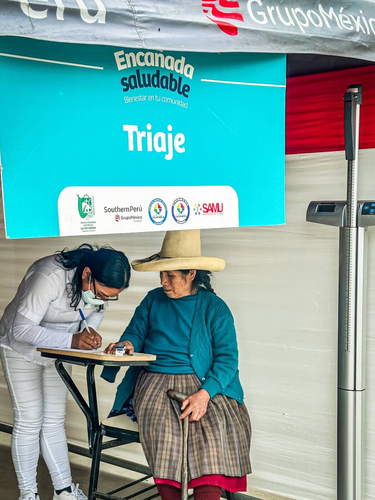 Inicia la atención médica especializada para adultos mayores en la Comunidad Campesina de Michiquillay en Cajamarca Perú