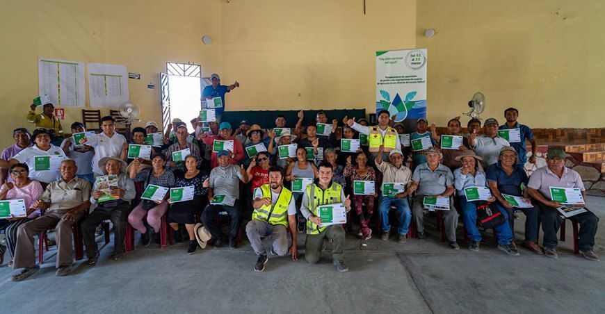 Juntas de usuarios de Áncash y La Libertad son capacitados para uso eficiente del recurso hídrico