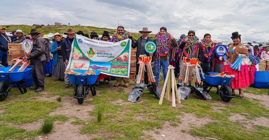 Construirán módulos productivos de hortalizas y crianza de animales menores en Paucarcolla en Puno