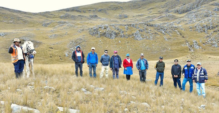 Construirán qocha para almacenar 113 000 m3 de agua en Queruvilca en Amazonas