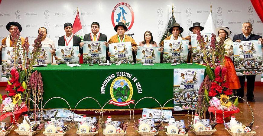 Participa de la feria agropecuaria de Manallasacc, Ayacucho