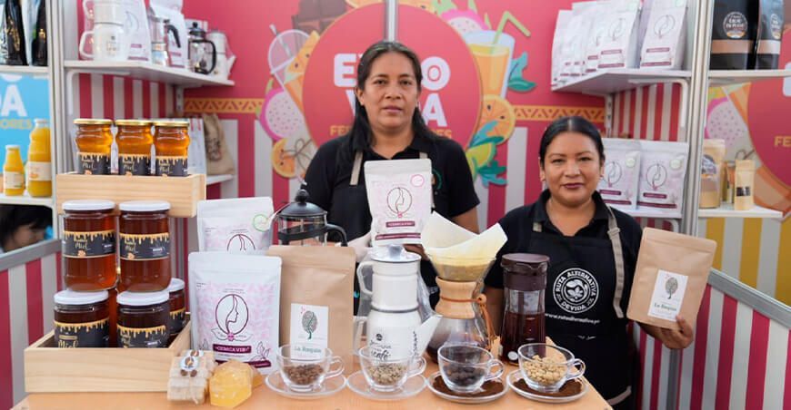 Feria Expovida Organizaciones ofertan sus productos en Miraflores