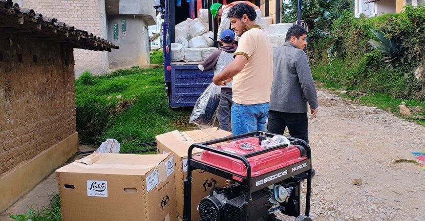 Implementan módulo de vicuñas en la comunidad campesina de Lluchu en Cajamarca Perú