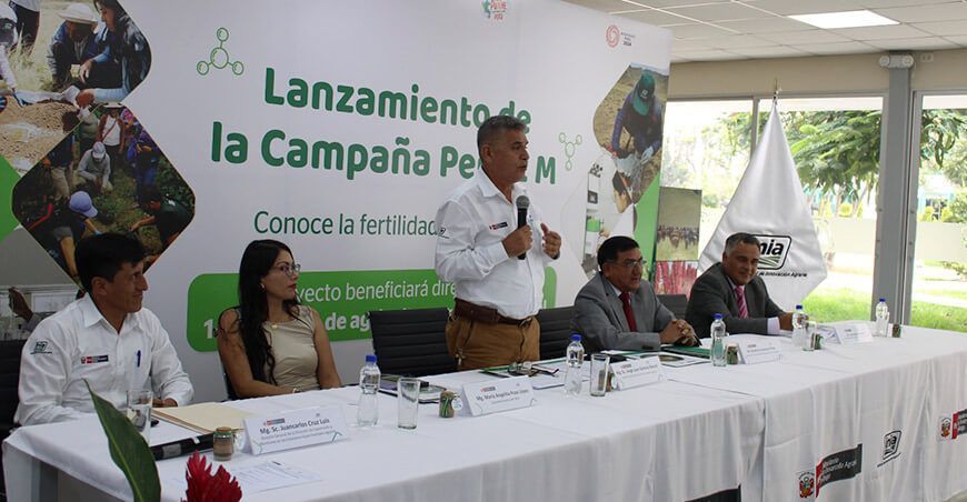 INIA lanza “Campaña Perú 2M” para conocer el nivel de fertilidad del suelo agrario