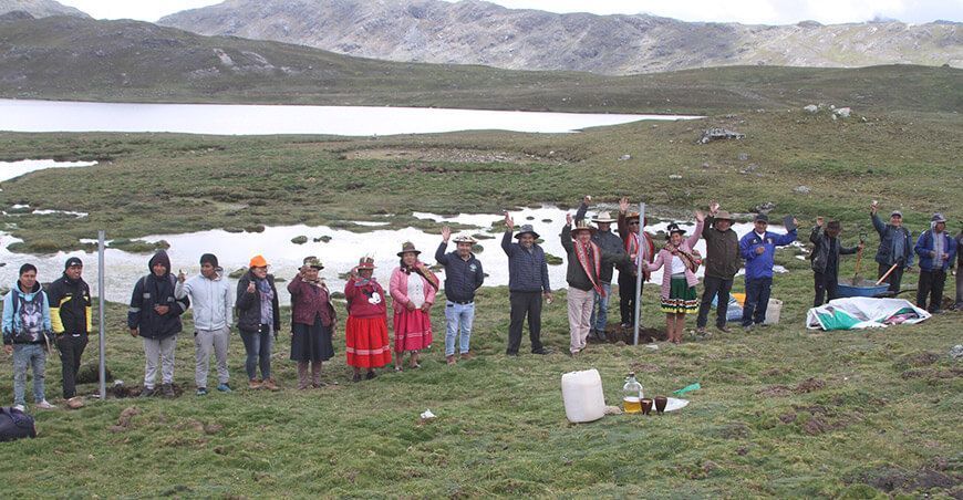 Inicia la construcción de cercos de semicautiverio para vicuñas en Apurímac