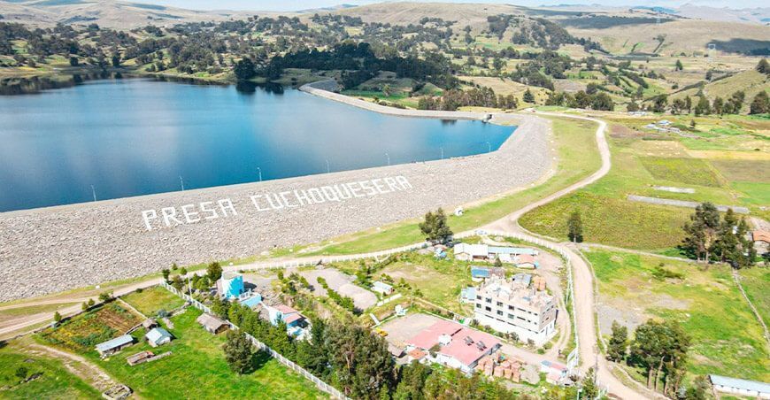 Presa Cuchoquesera almacena 80 millones de metros cúbicos de agua en Ayacucho Perú