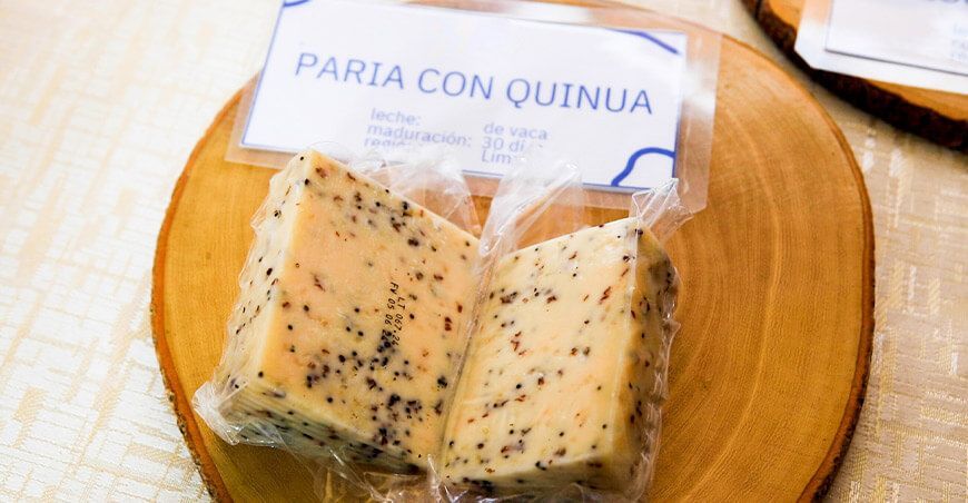 queso paria con quinua Salón del Queso Peruano 