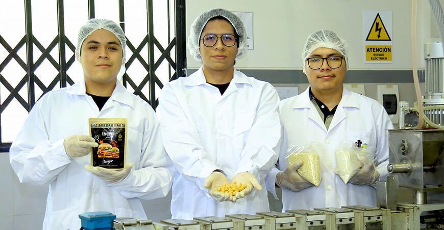 Estudiantes universitarios usan inteligencia artificial para crear snacks de quinua y sacha inchi UNS UNMSM