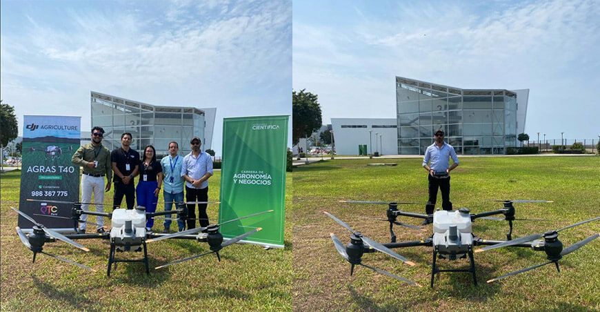 Ucsur y DJI Agriculture unen esfuerzos para avanzar en tecnología agraria Perú