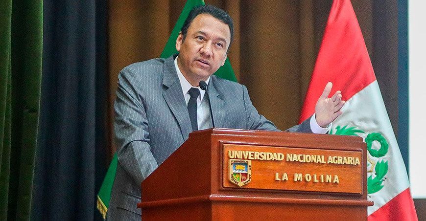 ministro de Desarrollo Agrario y Riego, Ángel Manero