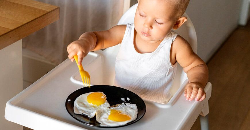 consumo de huevos en la infancia