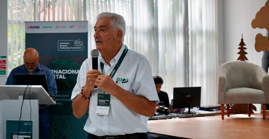 director ejecutivo del Serfor, Luis Alberto Gonzales-Zúñiga