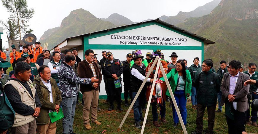 INIA inaugura moderna Estación Experimental Agraria Pasco