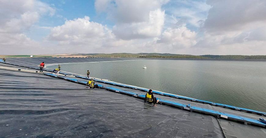 Desalinización: Tuberías de desalinización de aguas de mar. Foto: The Israel Water Authority.